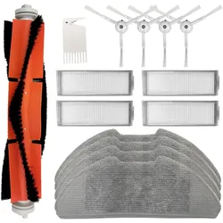 Roboparts Zubehör Set für Xiaomi Mi Mop 2 Lite Mop 2 Pro - weiss, Staubsauger Roboter Zubehör, Weiss