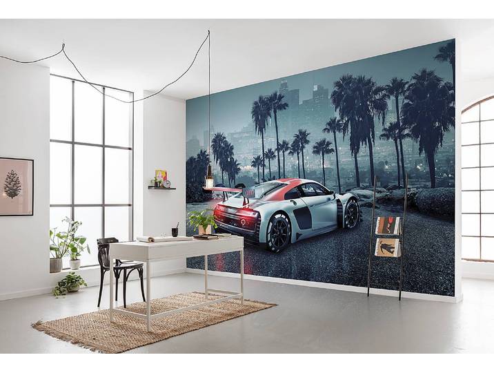 Papier peint Audi R8 L.A. 368 x 254 x 0cm Multicolore