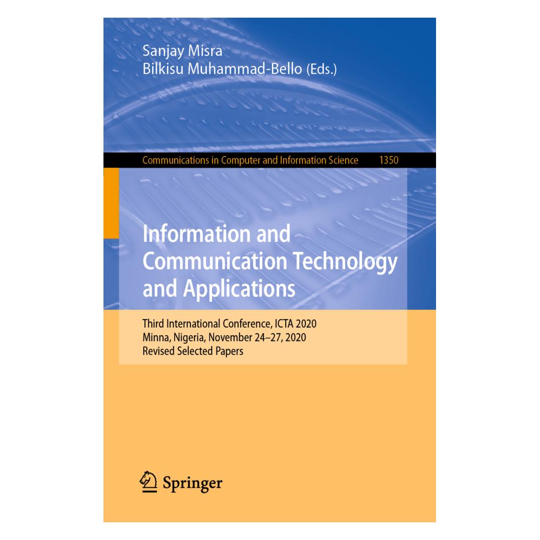 Springer Information and Communication Technology and Applications (Englisch, Softcover, Bilkisu Muhammad-Bello, Sanjay Misra) (56176331)
