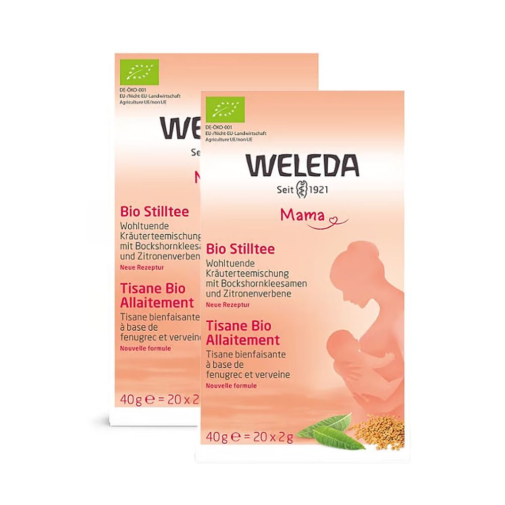 2x Weleda Bio Stilltee Filterbeutel 2x20x2 g