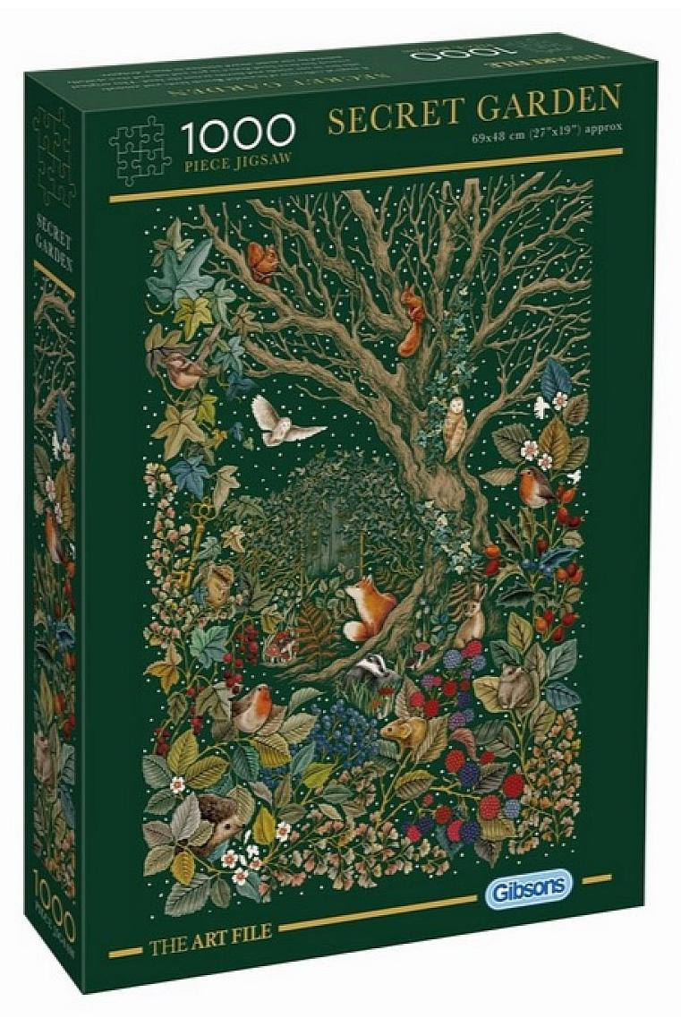 Gibsons The Art File Secret Garden Puzzel - 1000 stukjes