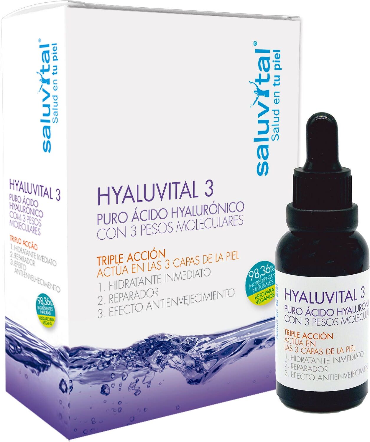 Saluvital Hyaluvital 3 Acido Hialuronico 15 ml