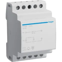 Hager ST305 Klingeltrafo 230V / 8V und 12V 16VA 3PLE