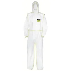 Uvex 5/6 comfort Einwegschutz-Overall weiß/lime weiß/lime S - 9871009 - weiß/lime