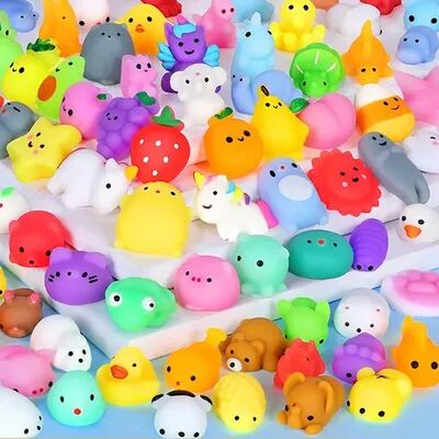 Perfect Picks Market Mini Cartoon Animal Stress Relief Toys Party Favors Cute Squishy Set Mini Cartoon Animal Stress Relief Toys Party Favors Cute Squishy Set