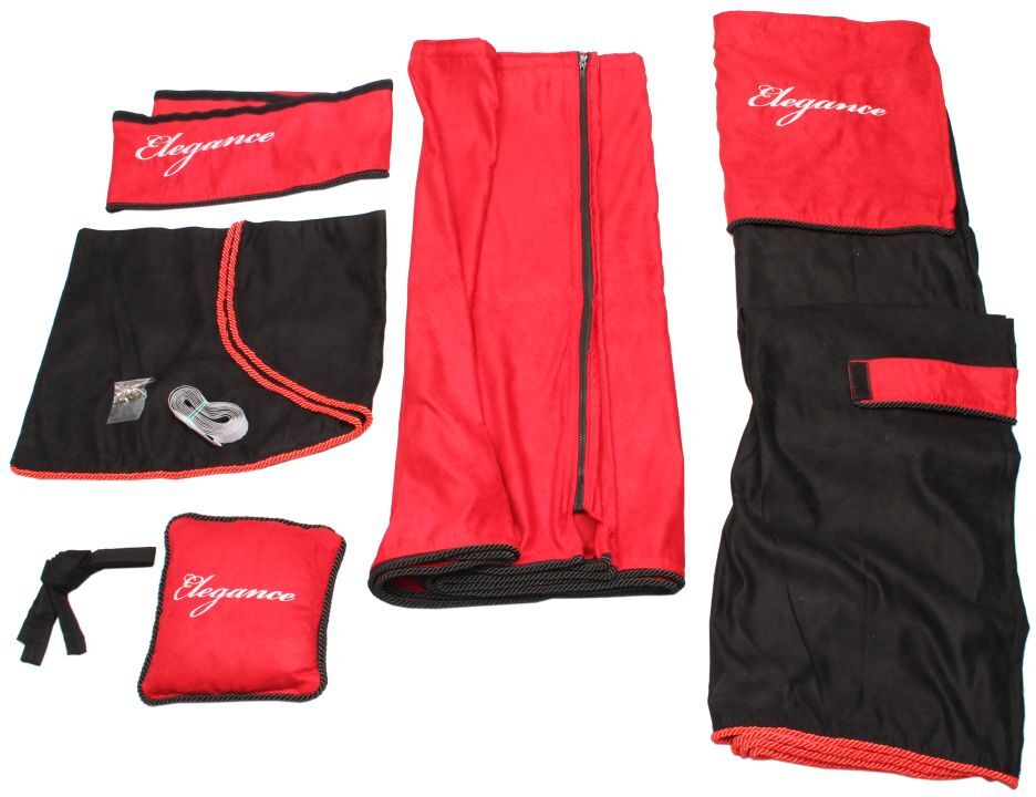F-Core Tende per cabina di guida FC34 BLACK/RED