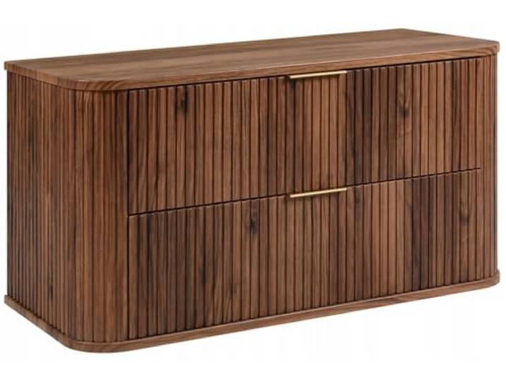 RODAN Schrank Eiche Walnuss Möbelstück Bastelplatte 100,4 x 51,7 x 41,5 cm Moderne Möbel, Bastelregal
