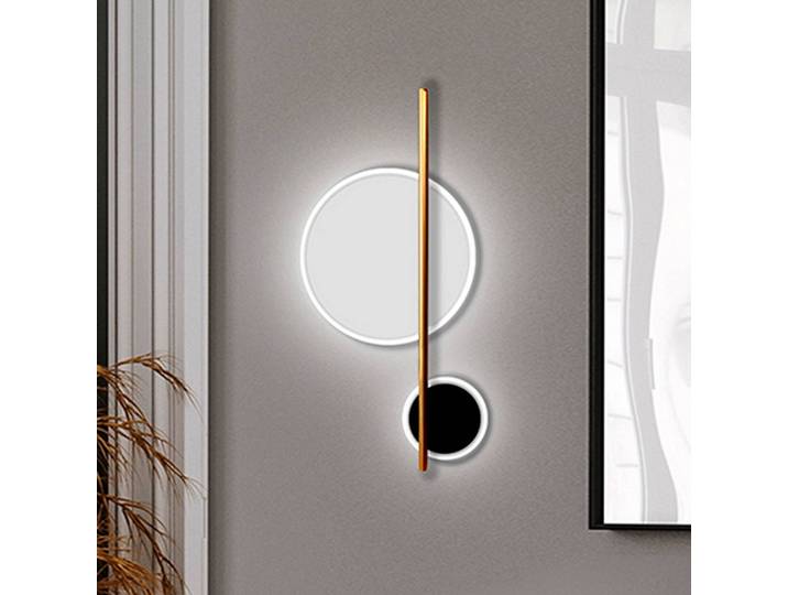 Schuller Valencia Wandleuchte Duo, messing / gold, für Wohn- / Esszimmer, Aluminium, Modern