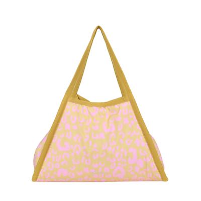 Shopper FRITZI AUS PREUSSEN "Ini Shopper Leo", Damen, Gr. B/H/T: 38cm x 30cm x 17cm onesize, beige (mustard), 100% Polyamid, Taschen Shopper, mit Leo-Print