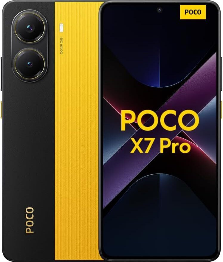 Xiaomi Poco X7 Pro 5G smartphone, 12GB/512GB, geel
