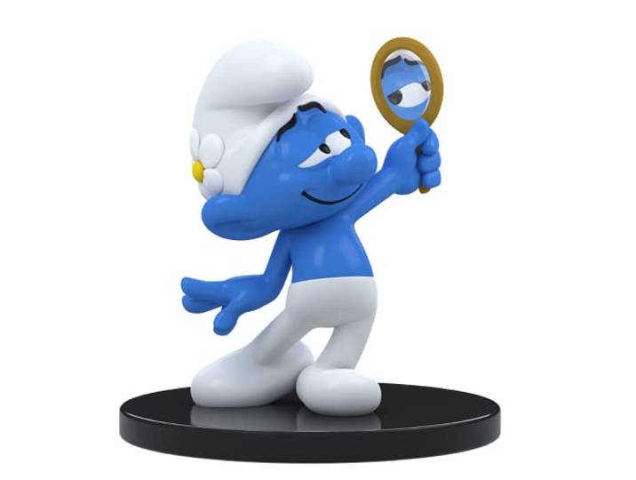 Collectible figurine Puppy The Smurfs, The Coquet Smurf 11cm (2021)