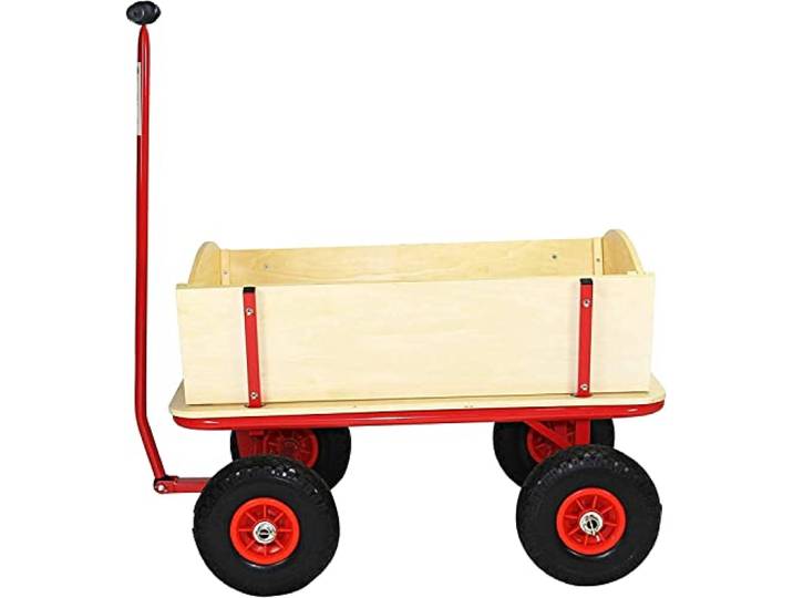 Beachtrekker Style Holzbollerwagen, Handwagen, Leiterwagen (Natur)