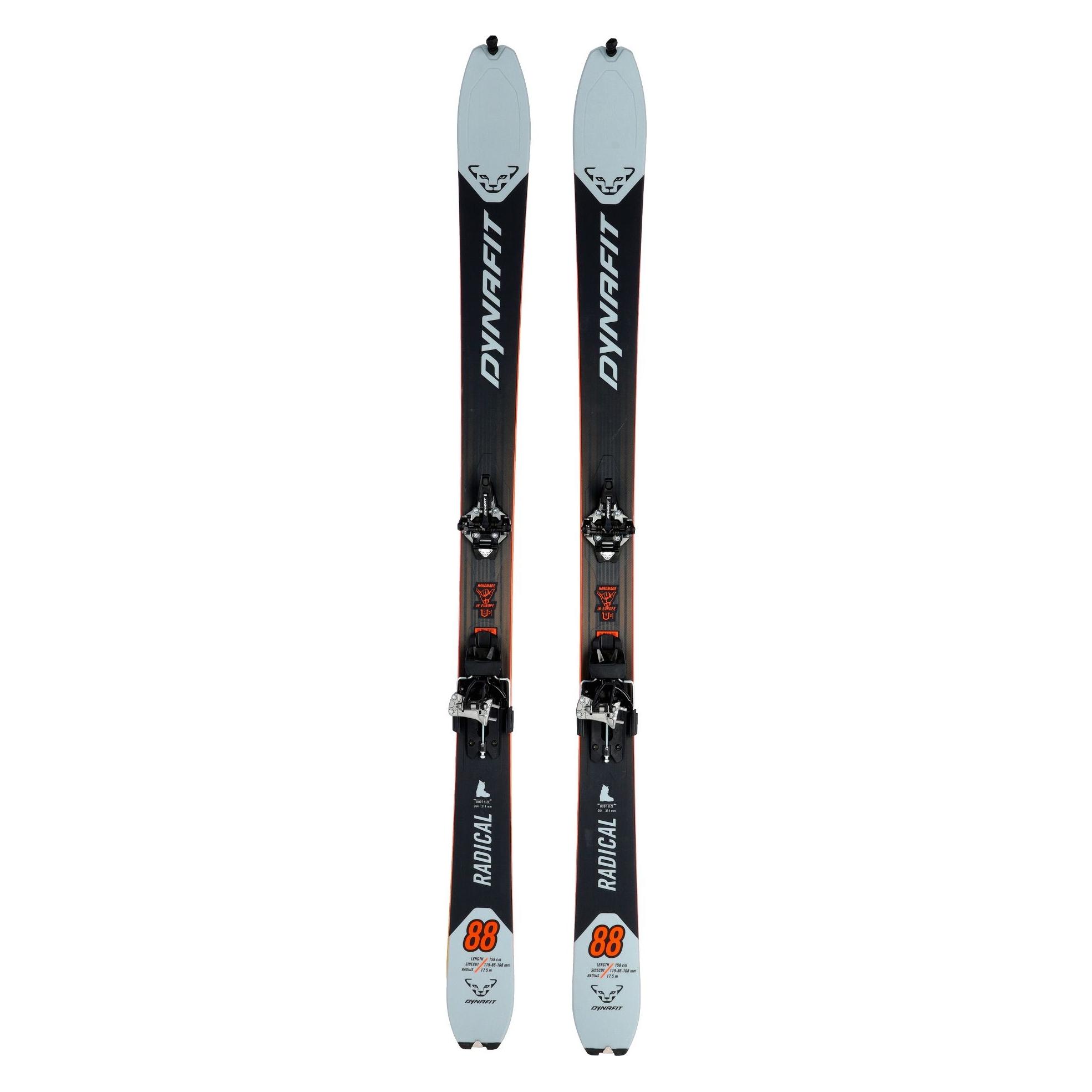 Dynafit Radical 88 Ski Set (166 cm, Mit Bindung) (08-0000048280-166 cm)