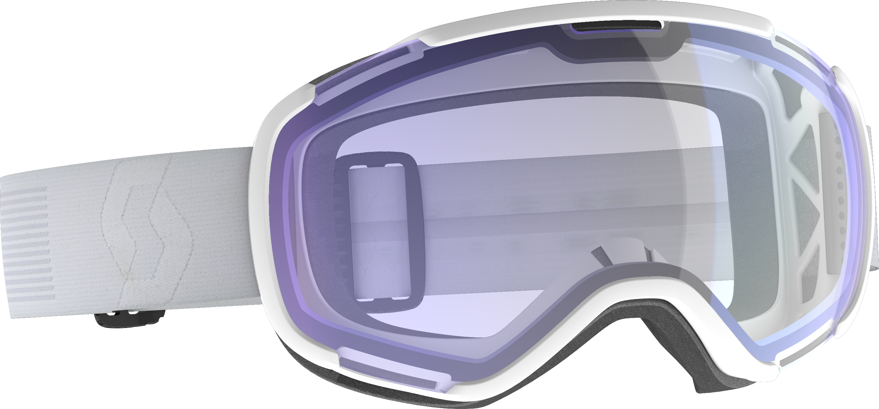 Scott Faze II Goggle  Mineral White/Illuminator Blue Chrome Illuminator Blue Chrome