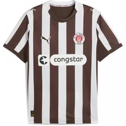 Puma, Herren, Fussballtrikot, FCSP Home Jersey (XXL), Weiss, Braun