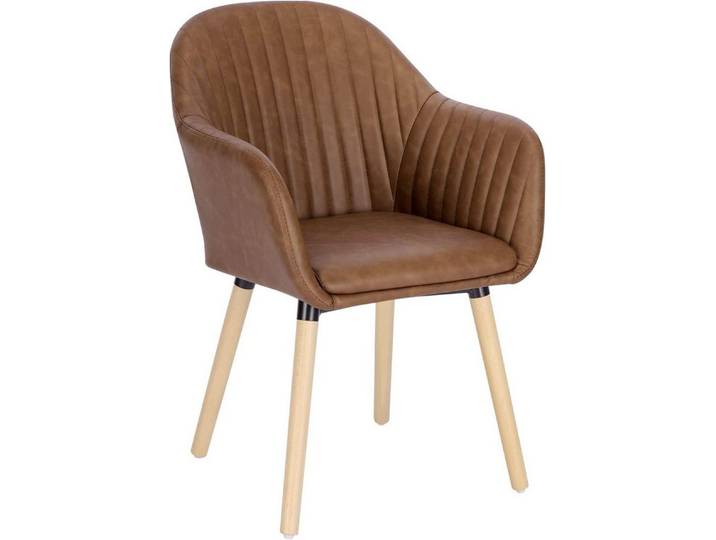 Woltu Esszimmerstuhl (1 St), Wohnzimmerstuhl Design Stuhl Sessel Massivholz