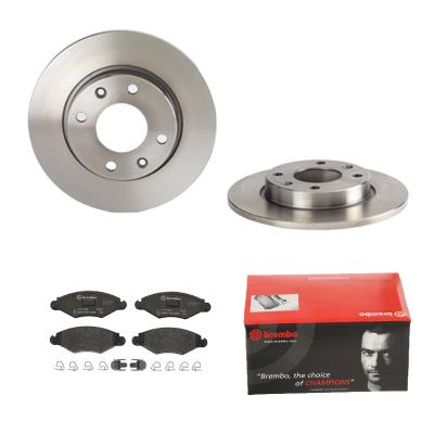 BREMBO Bremsensatz, Scheibenbremse Bremsensatz-Vorderachse IJDTIDG710 Hinterachse voll 247mm 10mm für Citroën Peugeot NAZA