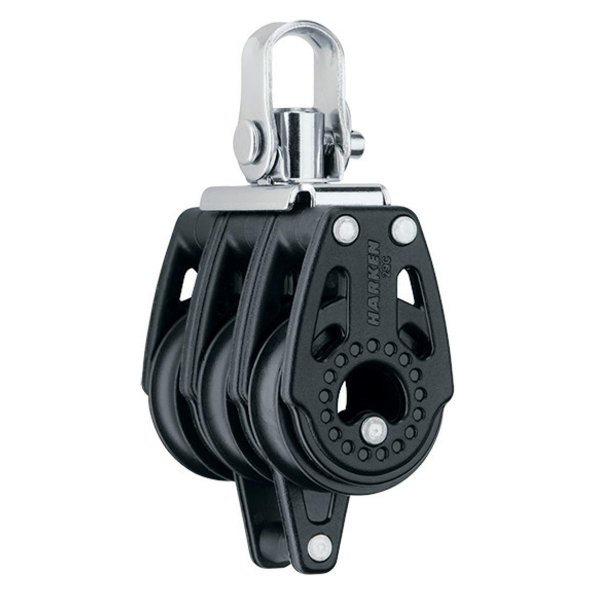 Harken Dreischeibenblock/Wirbel/Hundsfott (HK345)