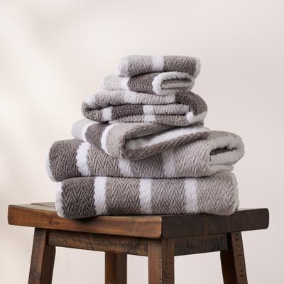 Caro Home Montegue Six Piece 100% Cotton Bath Towel Set