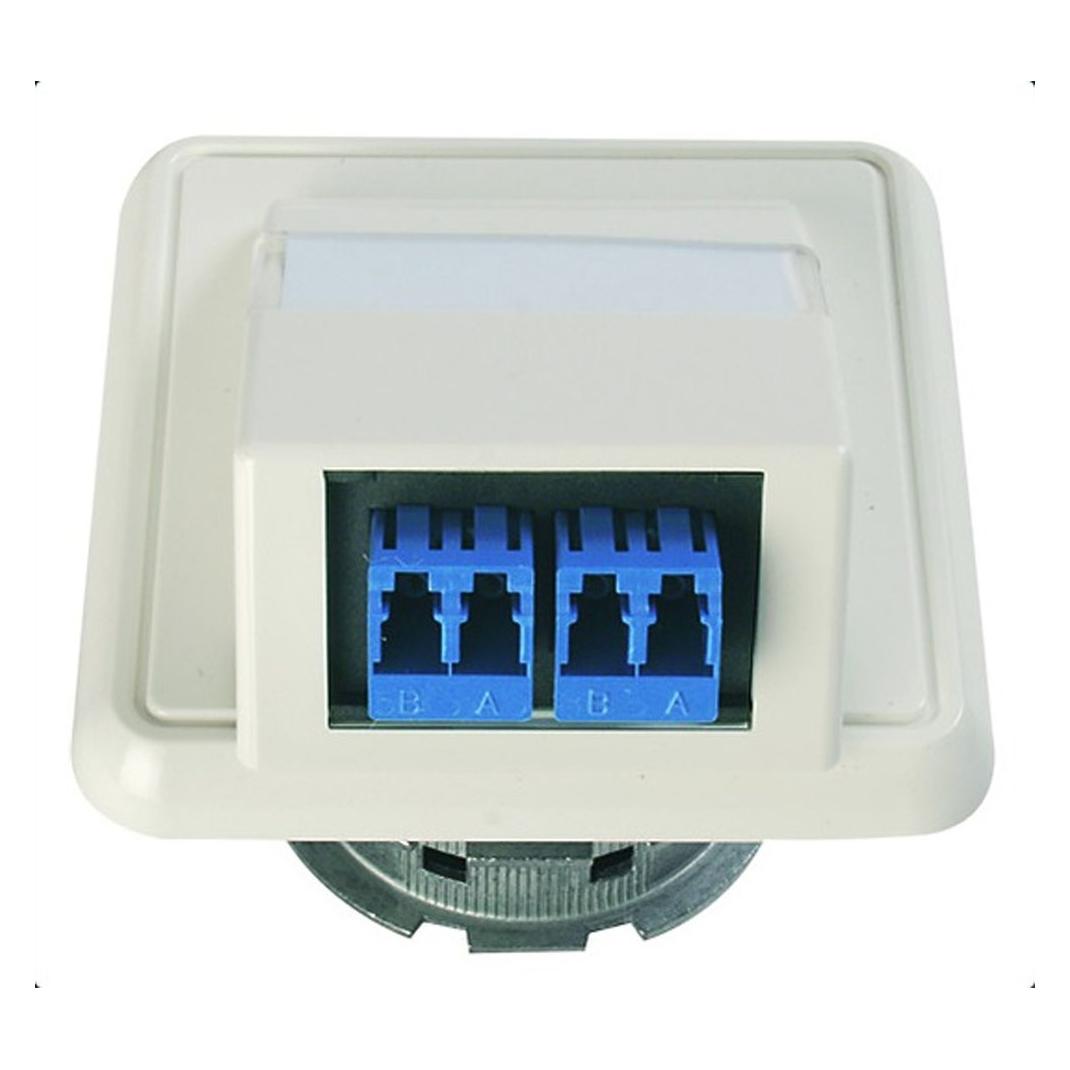 Telegärtner LWL Anschlussdose OAD/S mit 2xLC Duplex, montiert (H02051C0534)