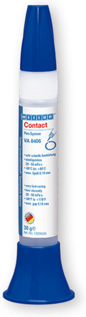 WEICON VA 8406 Cyanacrylat-Klebstoff, Sekundenkleber für schnelle Fixierungen und Verklebungen, 30 g (12204030)