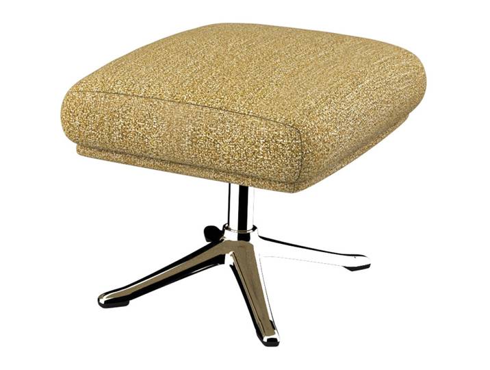 Hocker Halani senfgelb Stoff B 41 T 54 H 41 cm - Hocker