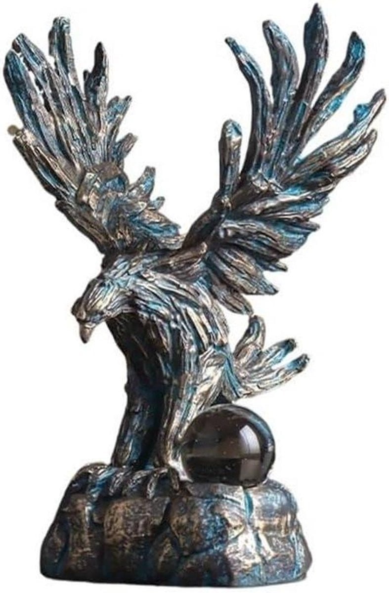 Decoratief Beeld Adelaar Ornament Handgemaakt Kunstwerk Hoogte: 31 cm