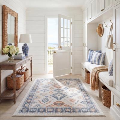 SAFAVIEH Blair Machine Washable Slip Resistant Stani Boho Rug