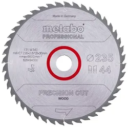 Metabo Sägeblatt precision cut wood - professional WZ 15° - 628494000