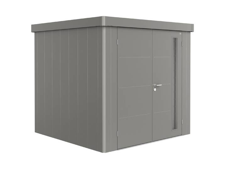 Biohort Gerätehaus Neo 2B Doppeltüre Quarzgrau
