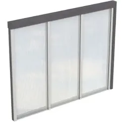Skan Holz Seitenwände aus Polycarbonat für Terrassendach(Wandanbau)