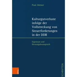 Kulturgutverluste infolge der Vollstreckung von Steuerforderungen in der DDR, Fachbücher von Paul Jüttner