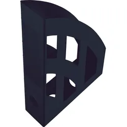 helit Stehsammler recycelter Kunststoff schwarz , DIN C4
