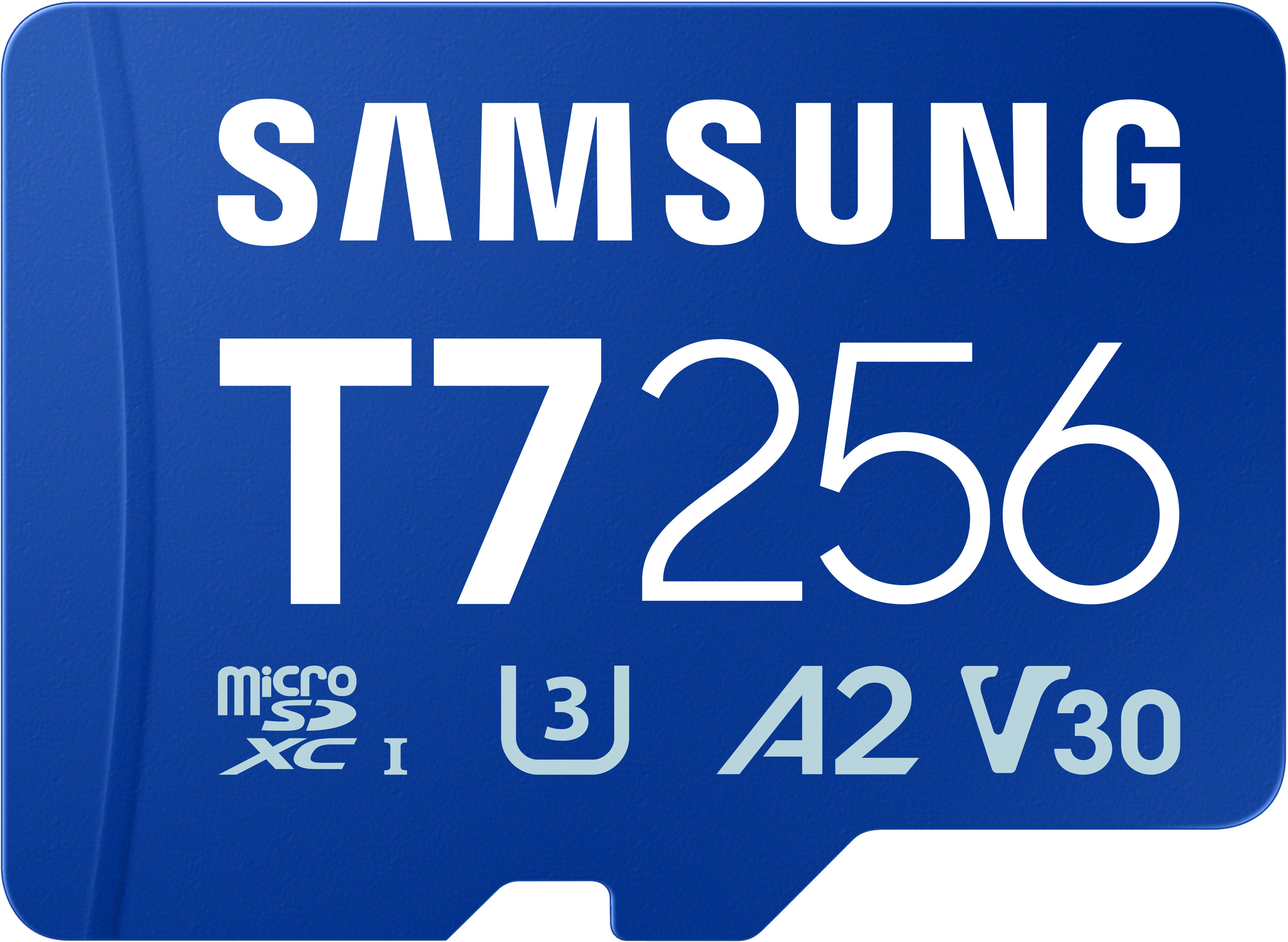 SAMSUNG Speicherkarte "T7", blau, 256 GB, Speicherkarten