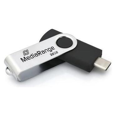 MediaRange MEMORY DRIVE FLASH USB-C 32GB/MR1952 (32 GB, USB-C) (MR1952)