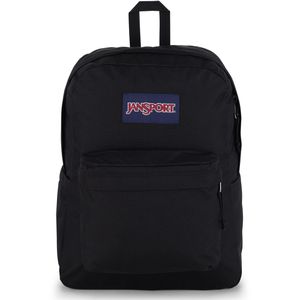 JanSport Schulrucksack Superbreak Plus Black, schwarz, für Jungen und Mädchen