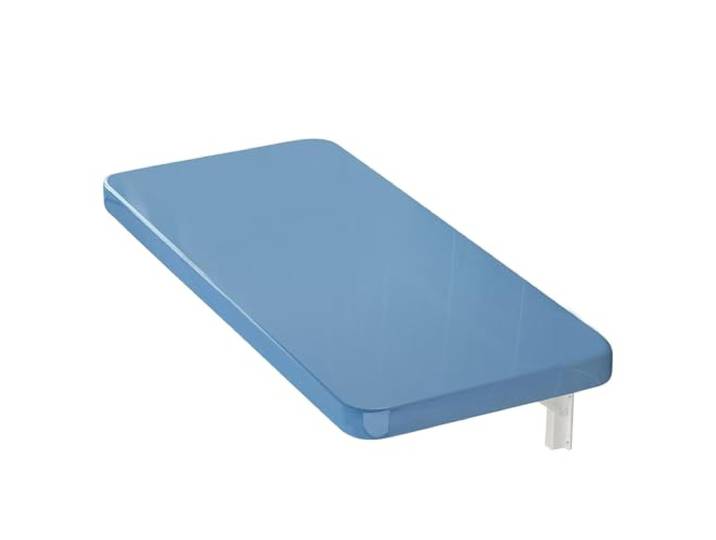 IOvgujFY Klappbarer Esstisch for Küche, Waschküche, Badezimmer, Schlafzimmer(Blue,40x80cm15.7x31.5in)