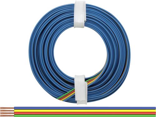 Donau Elektronik 418-5 Litze 4 x 0.14mm² Grün, Rot, Gelb, Blau 5m