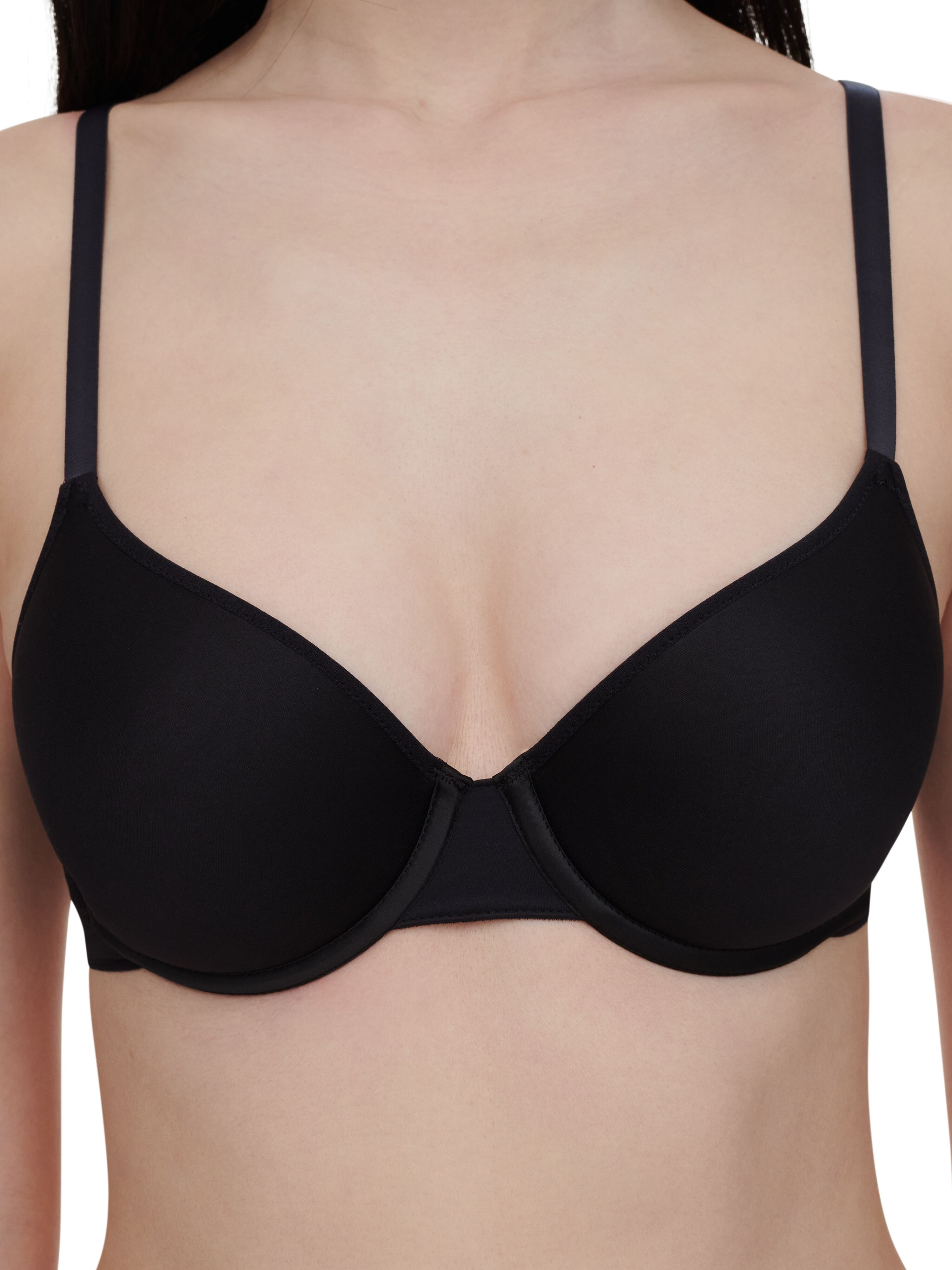 Chantelle "EASY BLISS" Spitze, blickdichtes Gewebe schwarz 80, Cup D