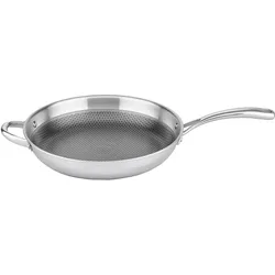 ELO Bratpfanne Relief Evol. 32cm, Pfanne + Kochtopf, Silber