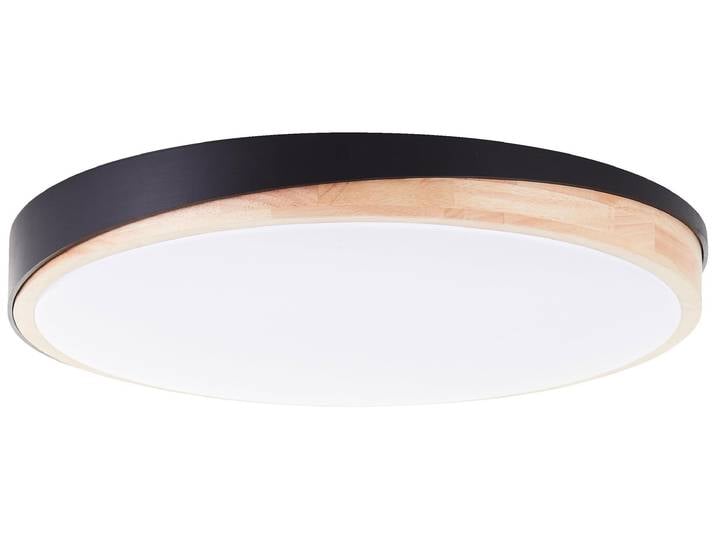 BRILLIANT Plafonnier 52cm Baarlo noir IP20 dimmable LED intégré