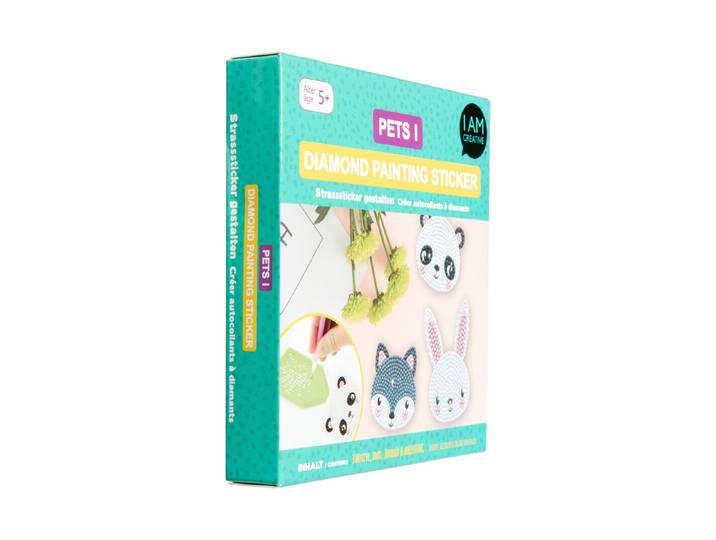 I AM Creative Diamond Painting Sticker Tiere