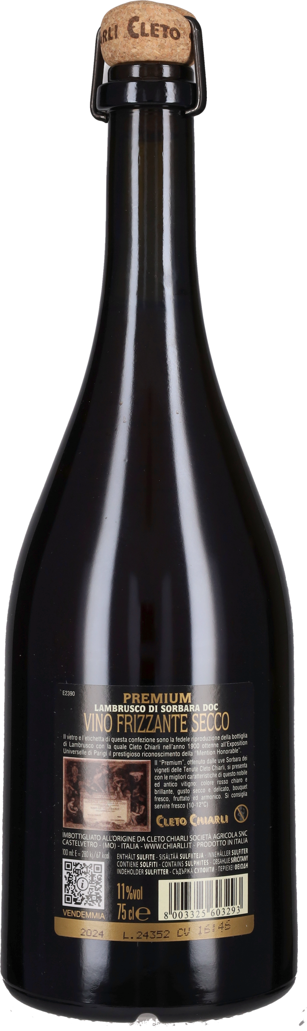 Chiarli Cleto Lambrusco di Sorbara 'Premium' Cleto Chiarli