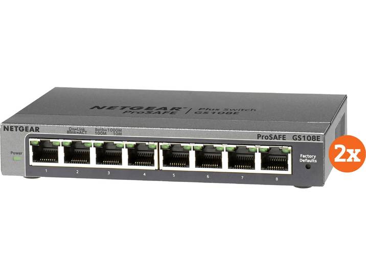 Netgear GS108E Duo Pack