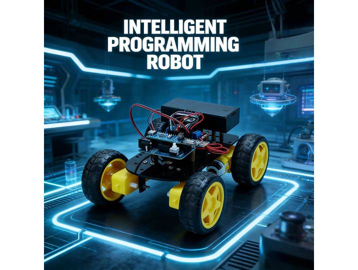 Kit de montage DIY de voiture intelligente à commande gestuelle compatible avec Arduino NANO, kit électronique DIY, kit bras robotisé 6 axes