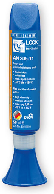 WEICONLOCK® AN 305-11 Rohr- und Gewindedichtung, mittelfest, mit Trinkwasserzulassung, 50 ml, weiß (30511150)
