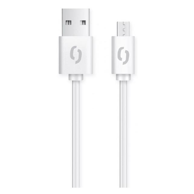 Aligator Datový kabel, Micro USB bílý (1 m) (DAKA002)