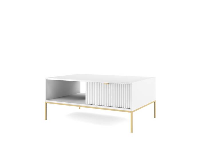 COUCHTISCH STELLARE 104/46/68 cm Weiß