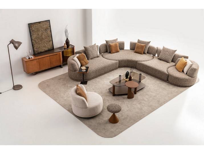 Bermo Home Ecksofa Bomonti Statue Premium Ecksofa