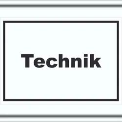 HB-Druck Technik Schild mit Text Hauswirtschaftsraum waagerecht A4 (210x297mm)